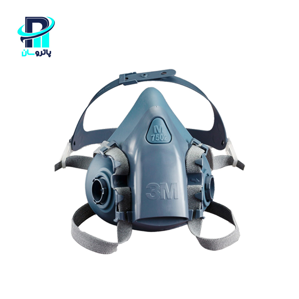 3m-respirator-7502-1 ماسک تنفسی نیمصورت دو فیلتره ۳M مدل ۷۵۰۲ (Ultimate Reusable Respirator) - Image 1