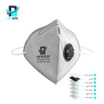 ماسک تنفسی N99 پاتروسان مدل هفت لایه کربن دار سوپاپدار FFP3 8236