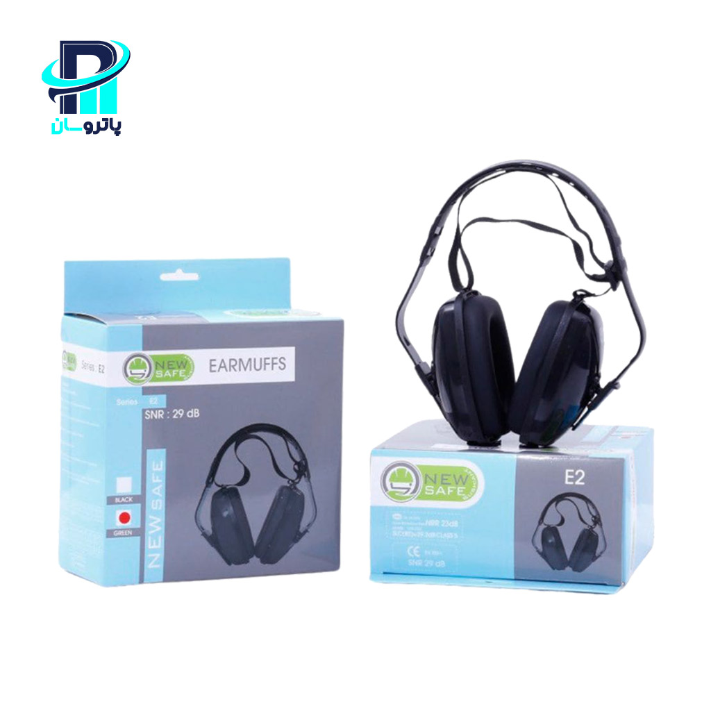 NewSafe-Earmuff-E2-01 گوشی ایمنی ایرماف نیوسیف (NewSafe) مدل E2 (پشتگردنی و چرخشی) - Image 1