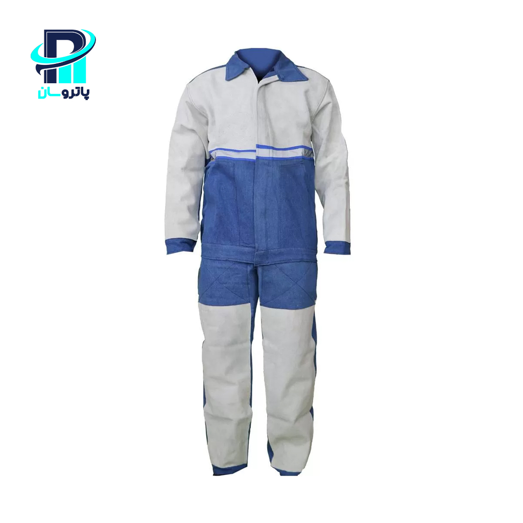 leather-denim-work-clothes-soroush-1 کاپشن شلوار جین تقویت شده با چرم پاتروسان مدل سروش - Image 1