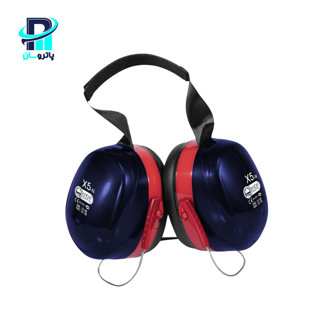 newsafe-vented-earmuff-x5n گوشی ایمنی ایرماف نیوسیف (NewSafe) مدل X5-N (هدبند تهویهدار) - Image 1