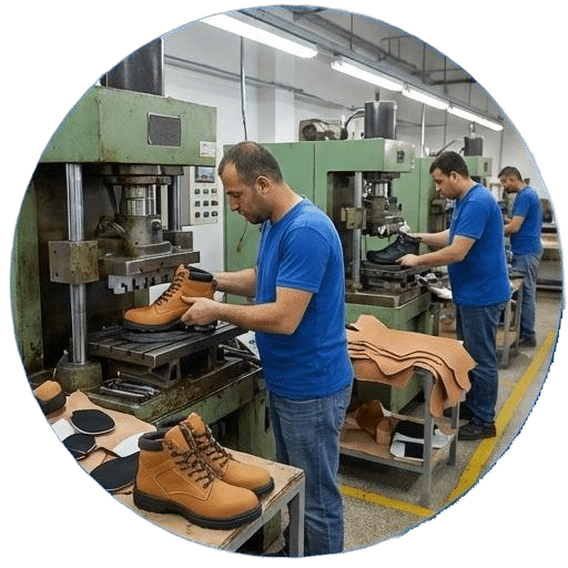 کارگاه تولید کفش کار