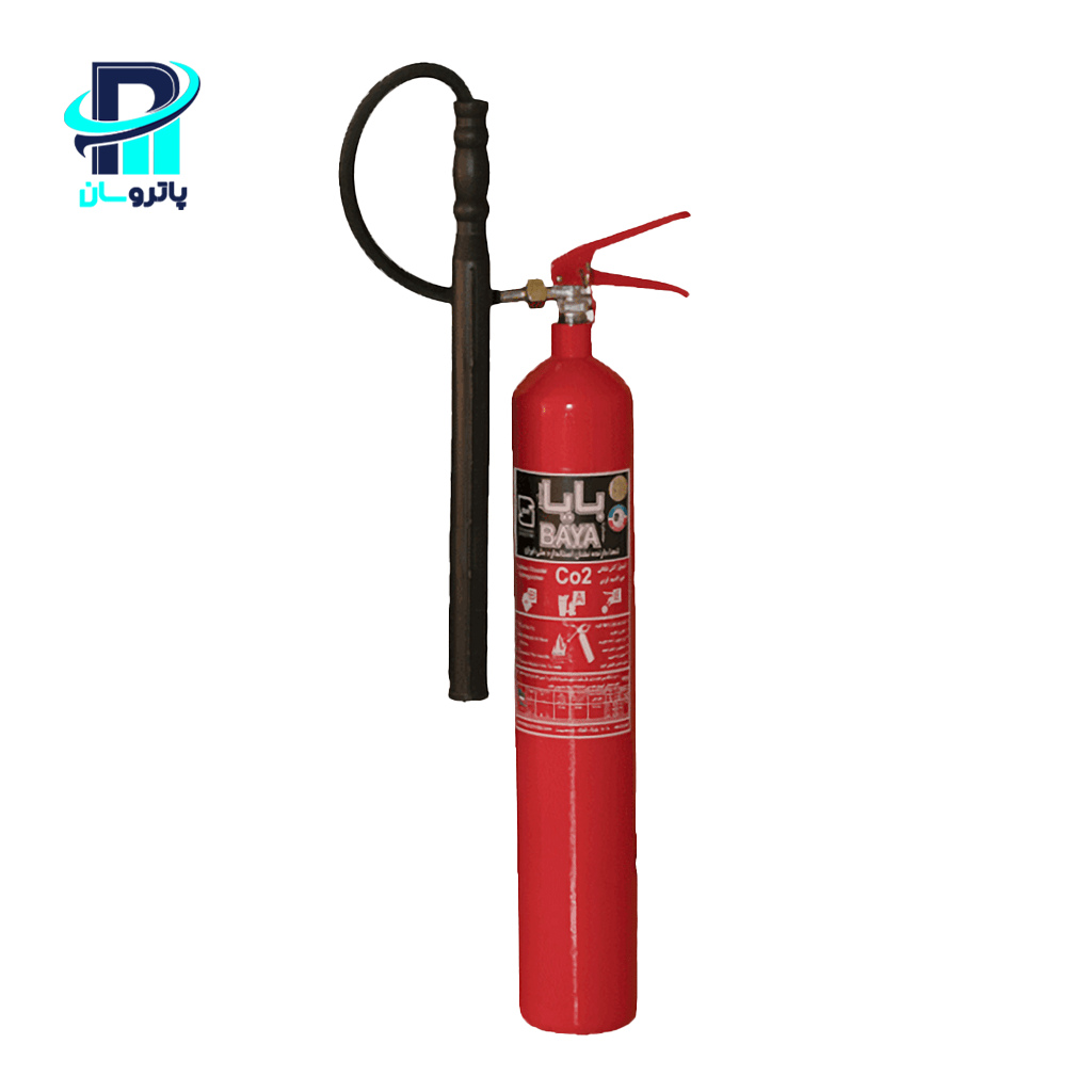 fire-extinguisher-co2-baya-4kg کپسول آتش نشانی CO2 بایا سیلندر 4 کیلوگرمی - Image 1