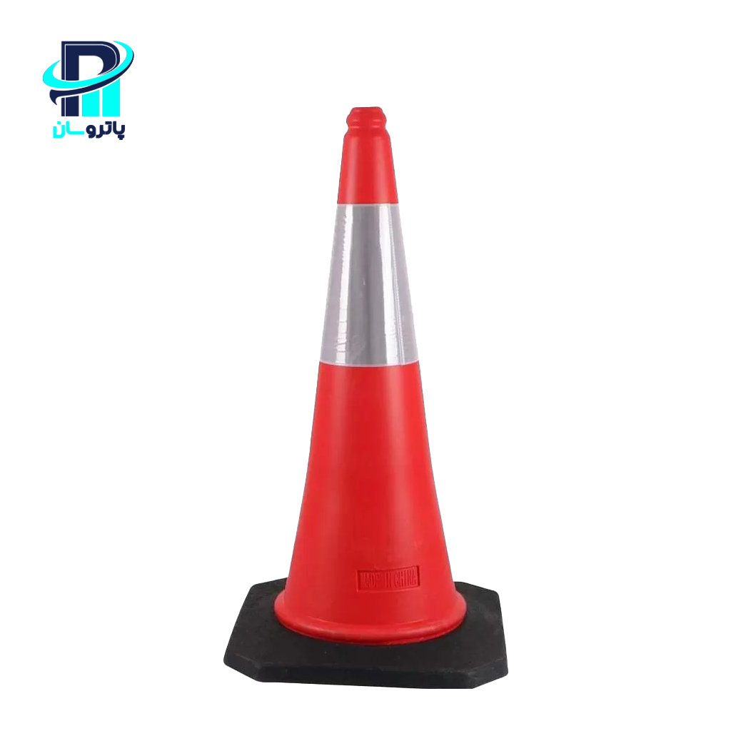 fluorescent-traffic-cone مخروط ترافیکی شبرنگ دار - Image 1
