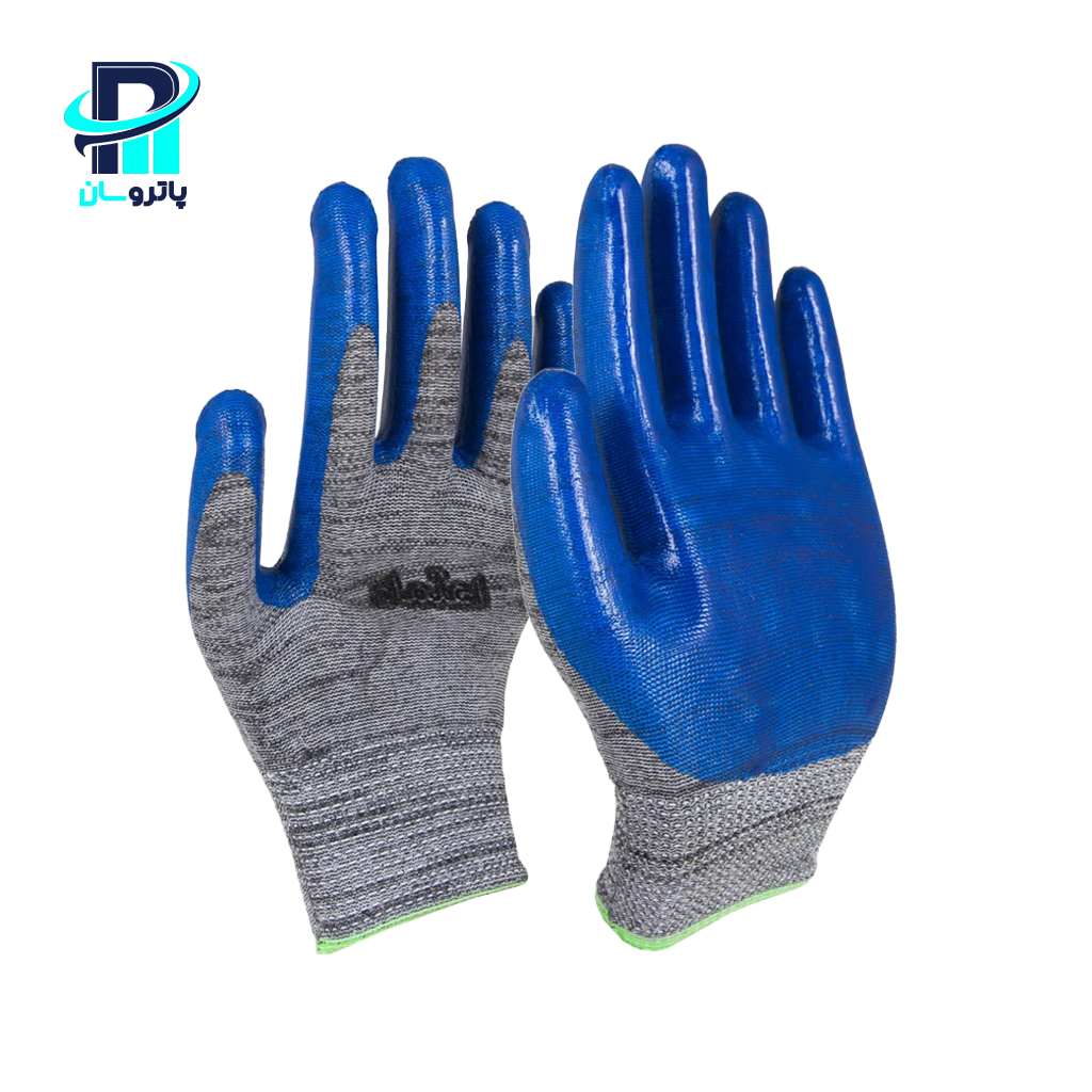 nitrile-half-coated-gloves-1 دستکش نیتریل ۱/۲ اعتماد - Image 1